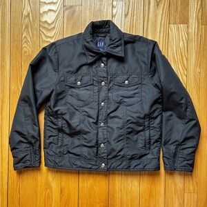 GAP women's classic black nylon jacket